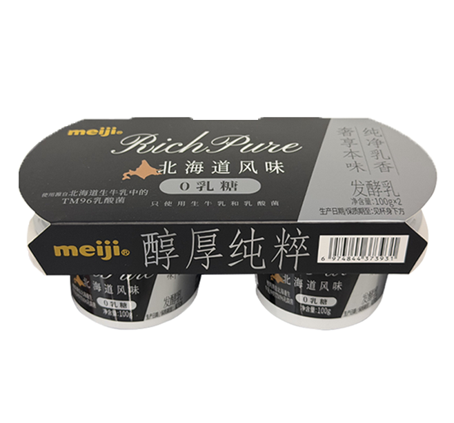 meiji北海道风味0乳糖发酵乳