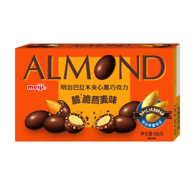 巴旦木夹心黑巧克力