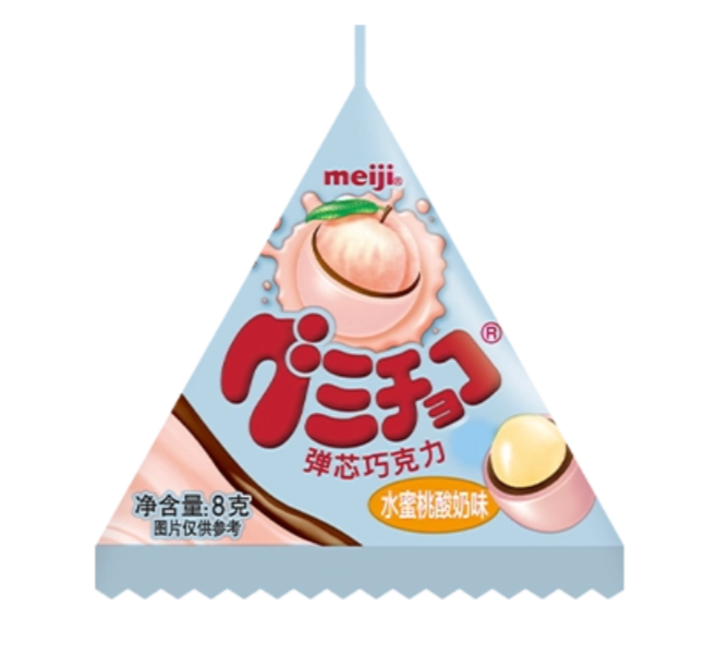 橡皮糖巧克力（水蜜桃酸奶味）