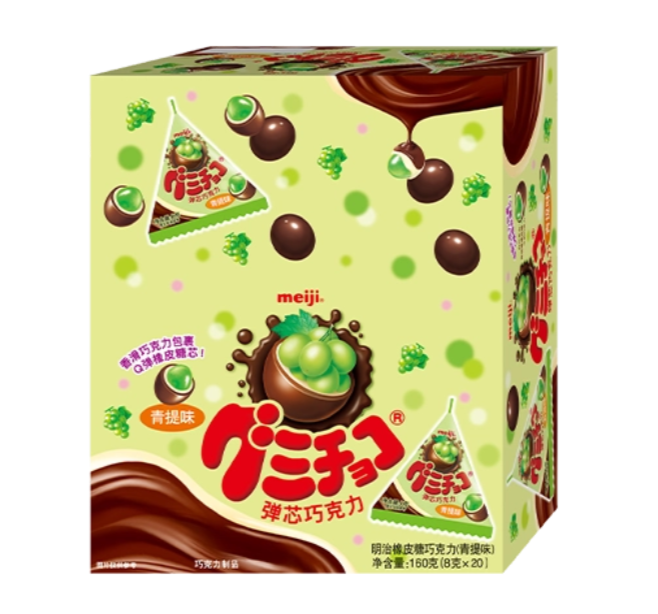 橡皮糖巧克力（青提味）