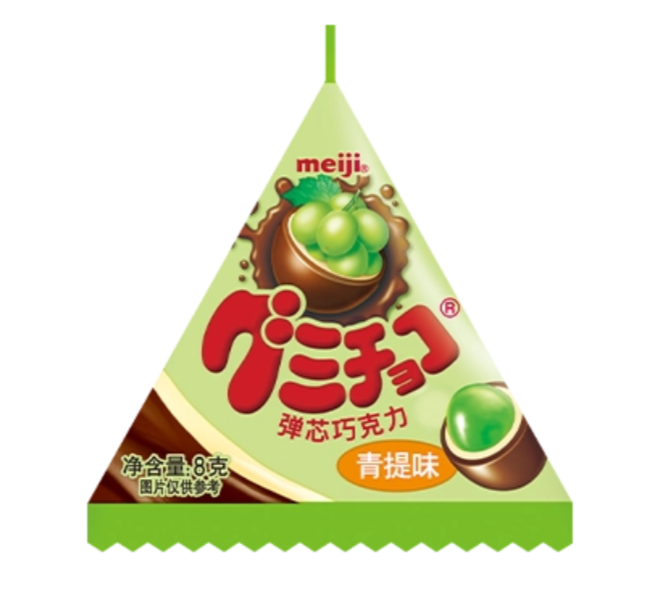 橡皮糖巧克力（青提味）