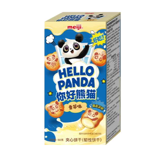你好熊猫香草味夹心饼干