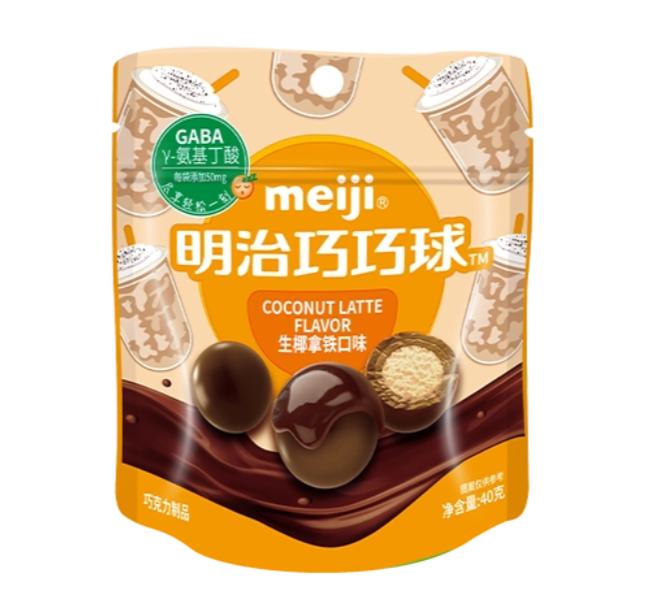 明治巧巧球巧克力（生椰拿铁口味）