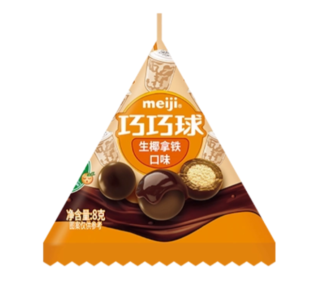 明治巧巧球巧克力（生椰拿铁口味）