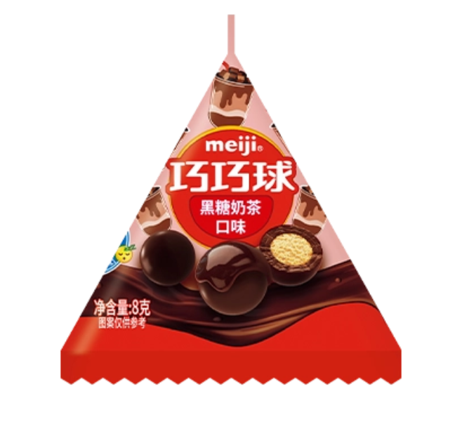 明治巧巧球巧克力（黑糖奶茶口味）