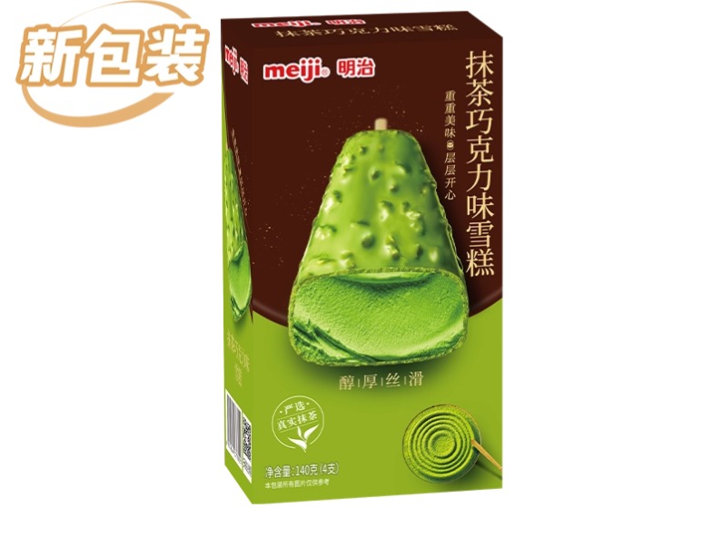 明治抹茶巧克力味雪糕