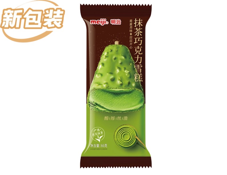 明治抹茶巧克力雪糕
