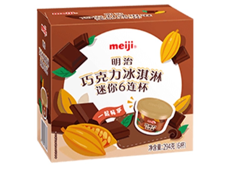 明治巧克力冰淇淋迷你6连杯