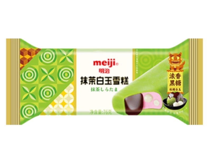 明治抹茶白玉雪糕