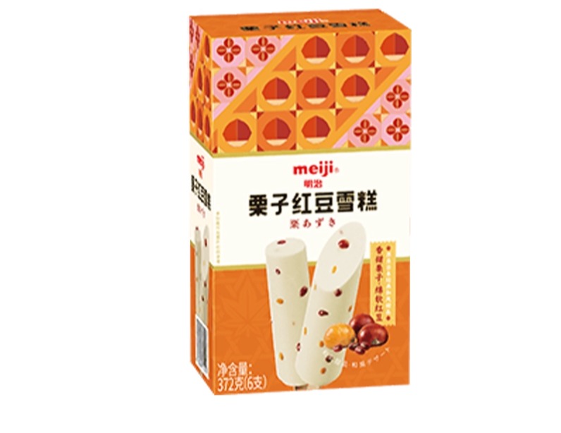 明治栗子红豆雪糕