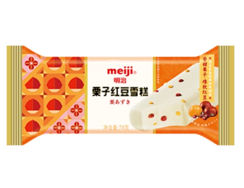 明治栗子红豆雪糕