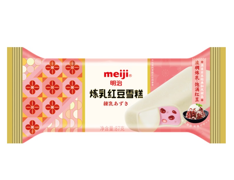 明治炼乳红豆雪糕