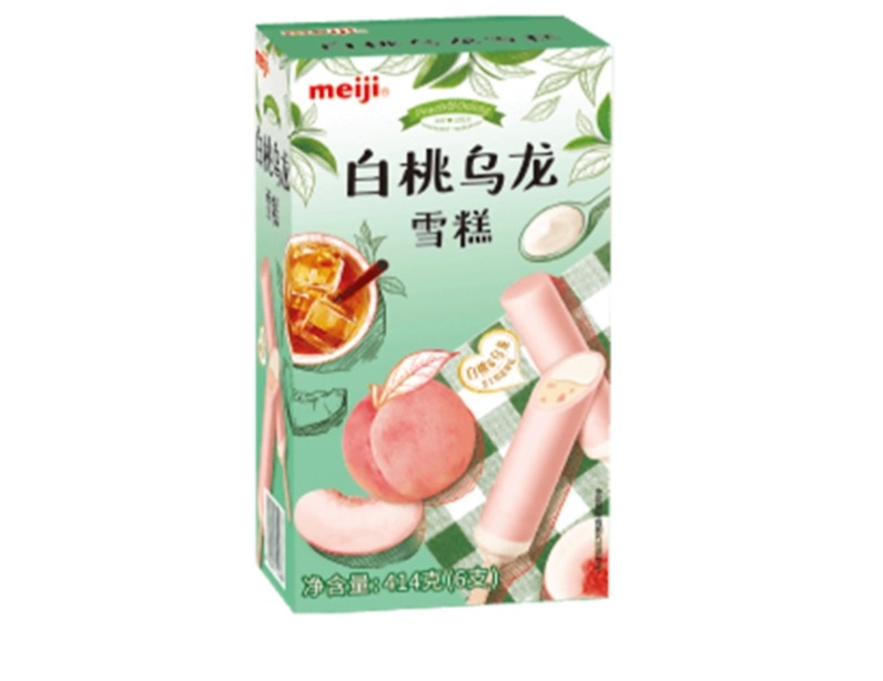 明治白桃乌龙雪糕