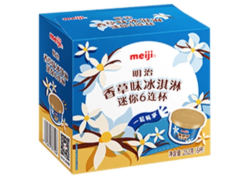 明治香草味冰淇淋迷你6连杯